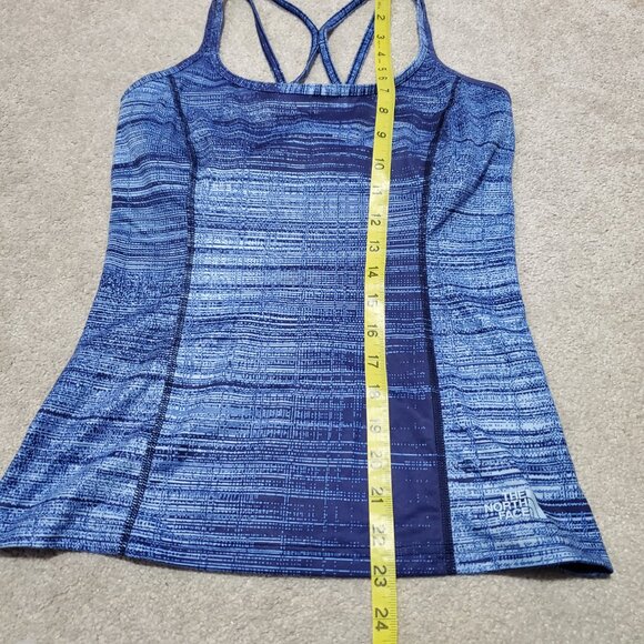 THE NORTH FACE Empower Tank Strappy Back Pullover Stretch Blue Women's Small - Picture 14 of 14